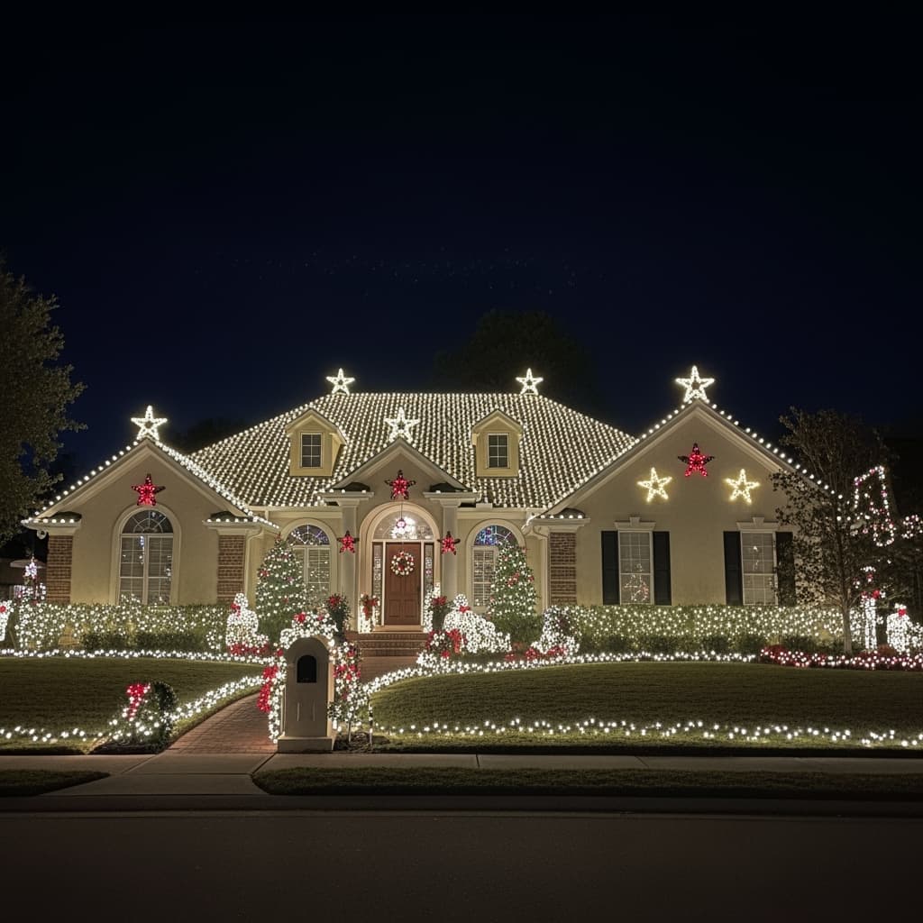 Happy family during holidays